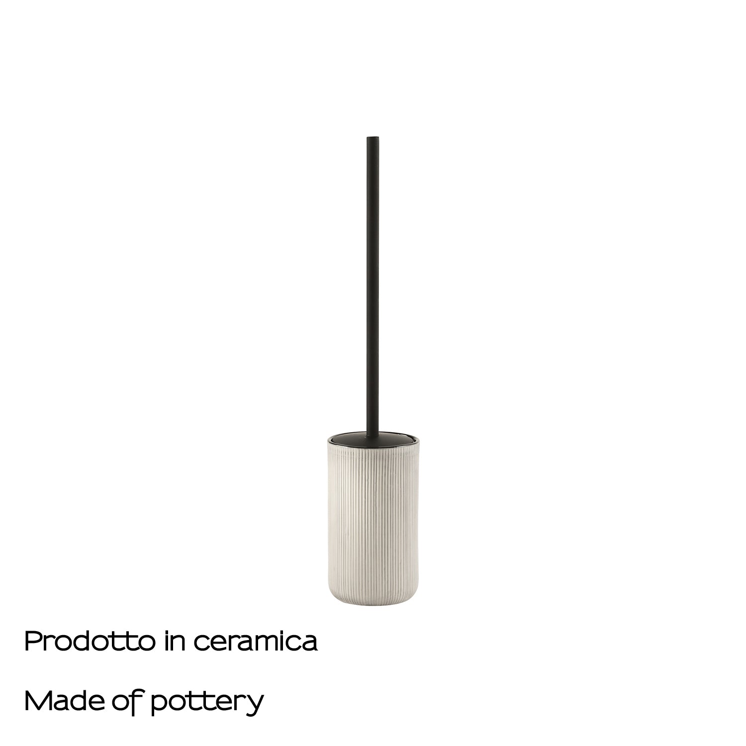 Scopino in ceramica Gedy serie Naomi - Grigio by CeramicStore | Lo specialista del tuo bagno
