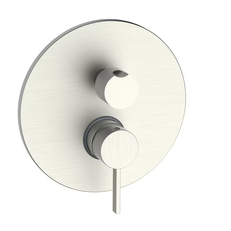 Rubinetto miscelatore Doccia a 2 vie con corpo incasso e deviatore meccanico Steel Looking Paffoni FOX art FOX018ST