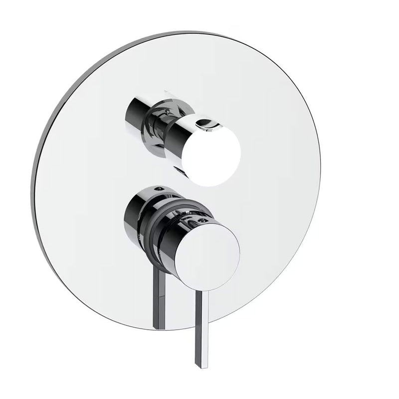 Rubinetto miscelatore Doccia a 3 vie con corpo incasso e deviatore  meccanico cromo lucido Paffoni FOX art FOX019CR