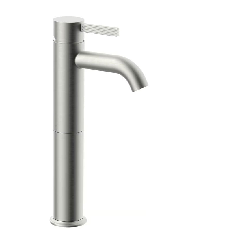 Rubinetti miscelatore lavabo senza scarico Steel Looking Paffoni FOX071ST120