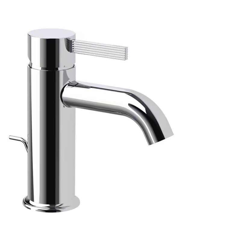 Rubinetti miscelatore lavabo con scarico e saltello Cromo Lucido Paffoni FOX075CR