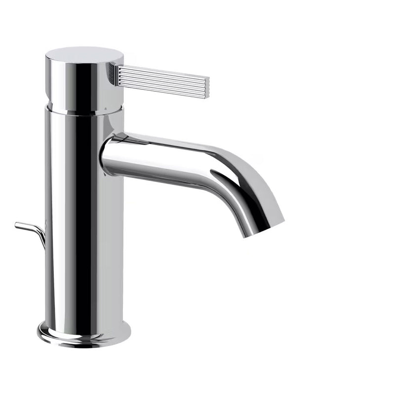 Rubinetti miscelatore lavabo con scarico e saltello con cartuccia Energy Saving Cromo Lucido Paffoni FOX075CREWS