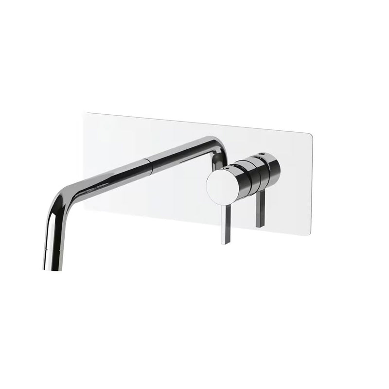Miscelatore incasso lavabo completo di bocca da 178 mm, piastra Inox e corpo incasso Paffoni Fox art FOX105CR