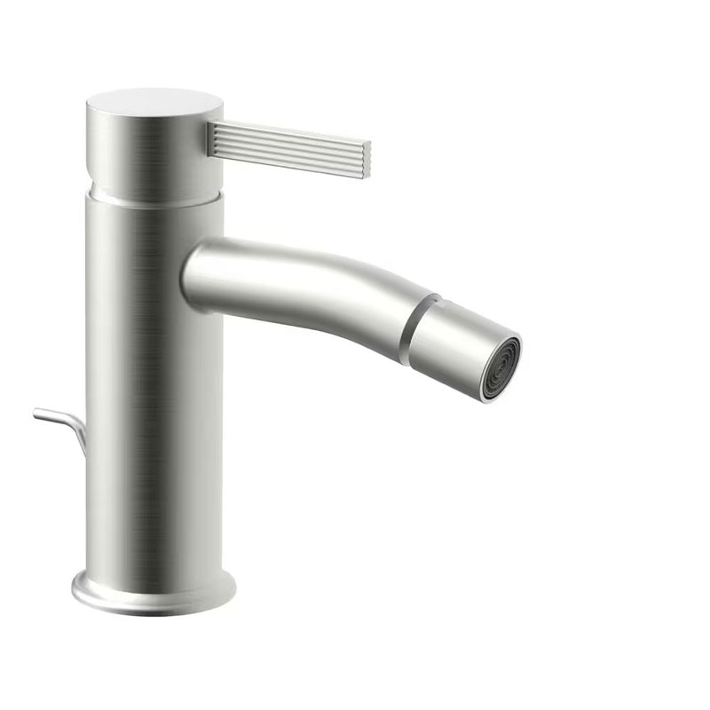 Rubinetto miscelatore bidet con scarico a Saltello Steel Looking Paffoni FOX art FOX135ST