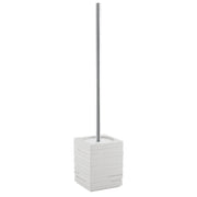Scopino da appoggio con ciuffo in setole Gedy serie Quadrotto - Bianco by CeramicStore | Lo specialista del tuo bagno