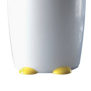 Portarifiuti 7.5 lt modello Peng di Gedy - Bianco/Nero by CeramicStore | Lo specialista del tuo bagno