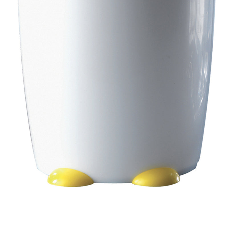 Portarifiuti 7.5 lt modello Peng di Gedy - Bianco/Nero by CeramicStore | Lo specialista del tuo bagno