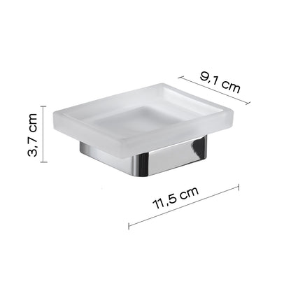 Portasapone in Ottone e Cromall Gedy serie Samoa - Cromato by CeramicStore | Lo specialista del tuo bagno