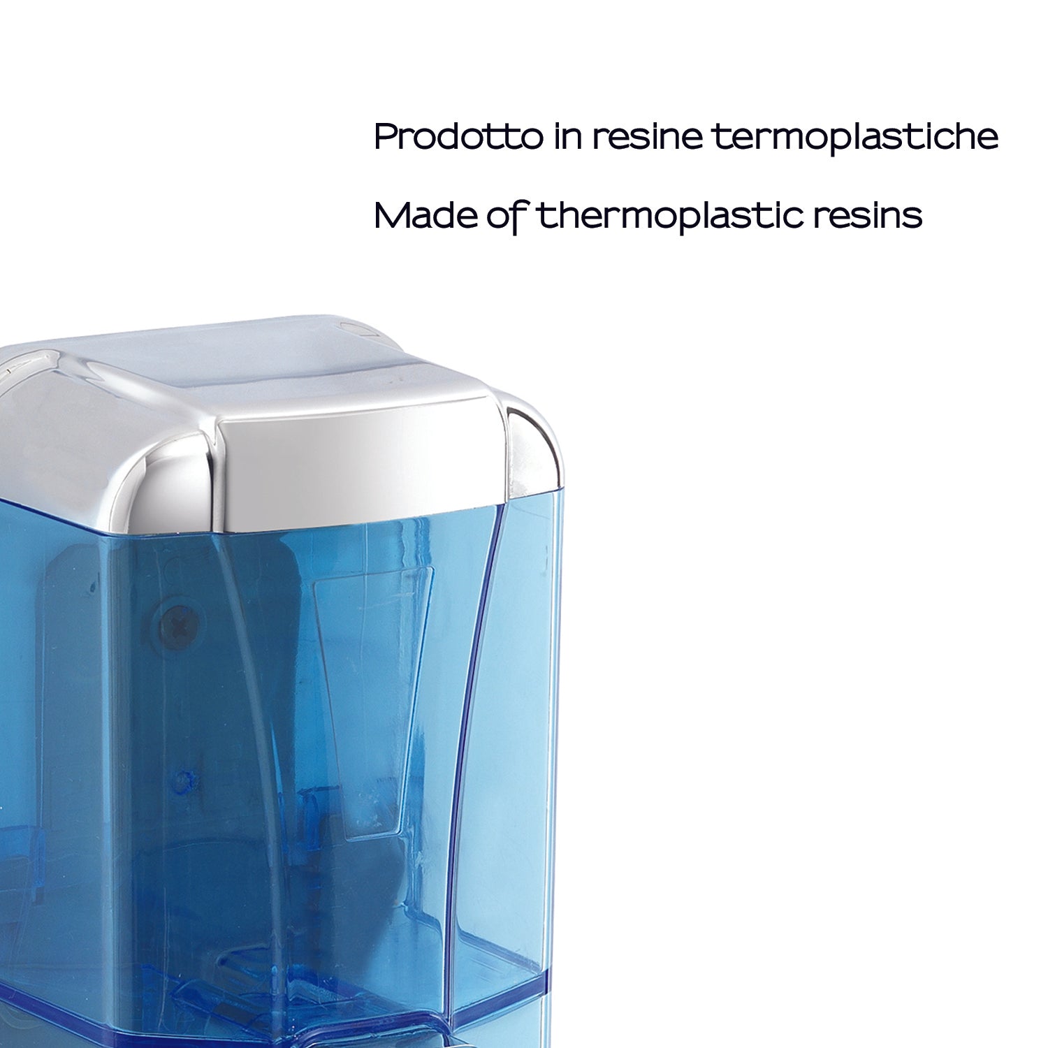 Distributore di sapone modello Cod di Gedy da 500 ml - Cromato by CeramicStore | Lo specialista del tuo bagno