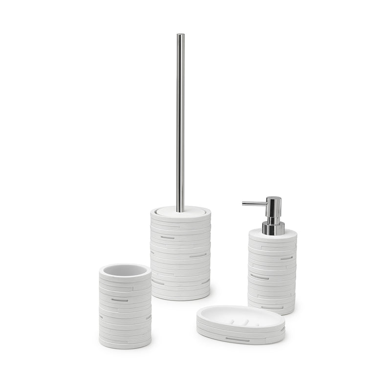 Scopino in resina Gedy serie Helen - Bianco by CeramicStore | Lo specialista del tuo bagno
