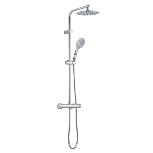 Colonna doccia tonda regolabile modello Easy Mix 02 di Gedy da 102cm - Cromo by CeramicStore | Lo specialista del tuo bagno