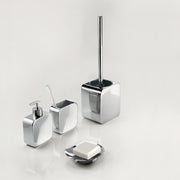 Portaspazzolini in Acciaio Inox Gedy serie Polaris - Lucido