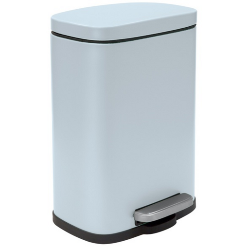 Pattumiera a pedale modello Akira capienza 5 litri colore blu ghiaccio opaco by CeramicStore | Lo specialista del tuo bagno