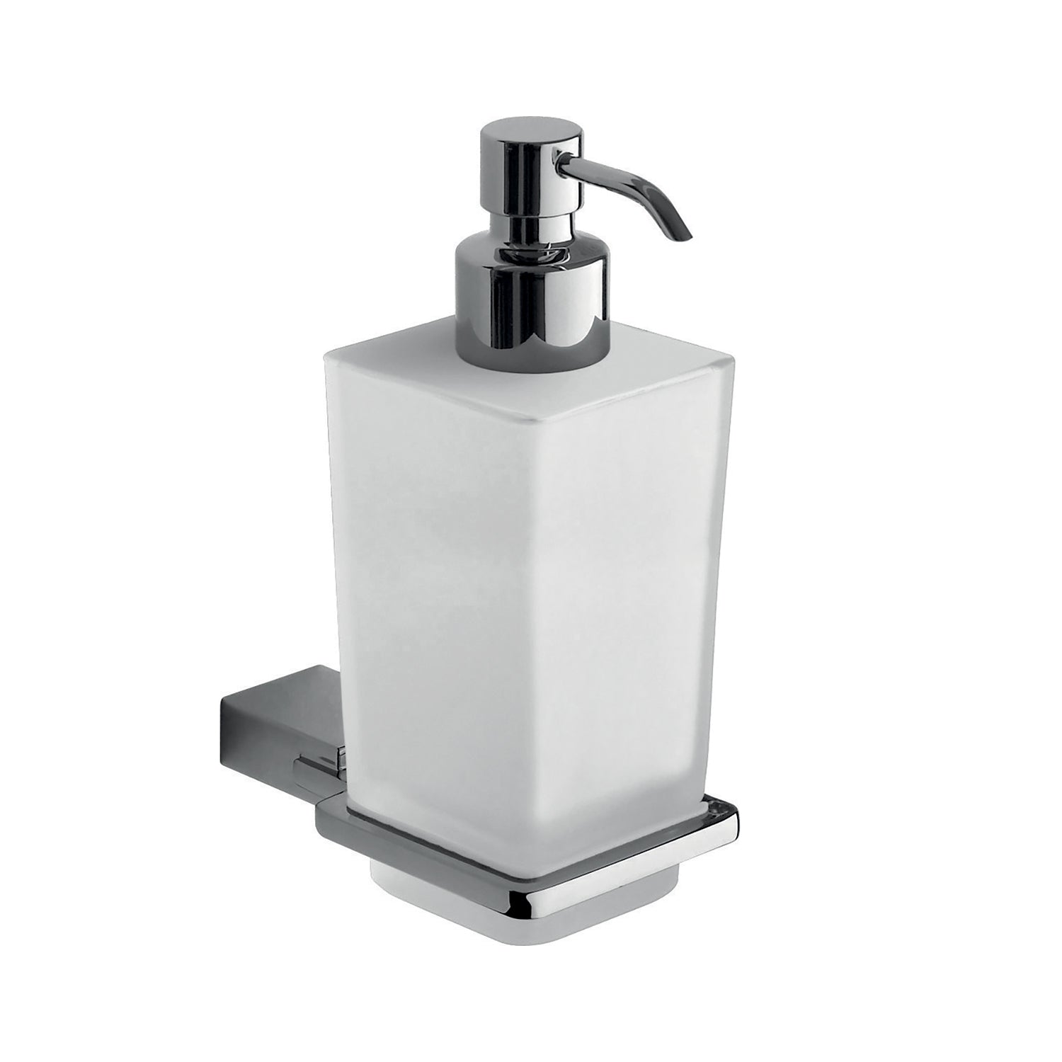 Dosasapone in Acciaio Inox con erogatore in Cromall di Gedy serie Kansas - Cromato by CeramicStore | Lo specialista del tuo bagno