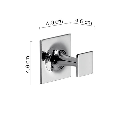 Appendiabiti in ottone e Cromall Wizard di Gedy - Cromato by CeramicStore | Lo specialista del tuo bagno
