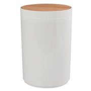 Pattumiera in polipropilene e bambà¹ da 5L modello Oslo - Bianco by CeramicStore | Lo specialista del tuo bagno