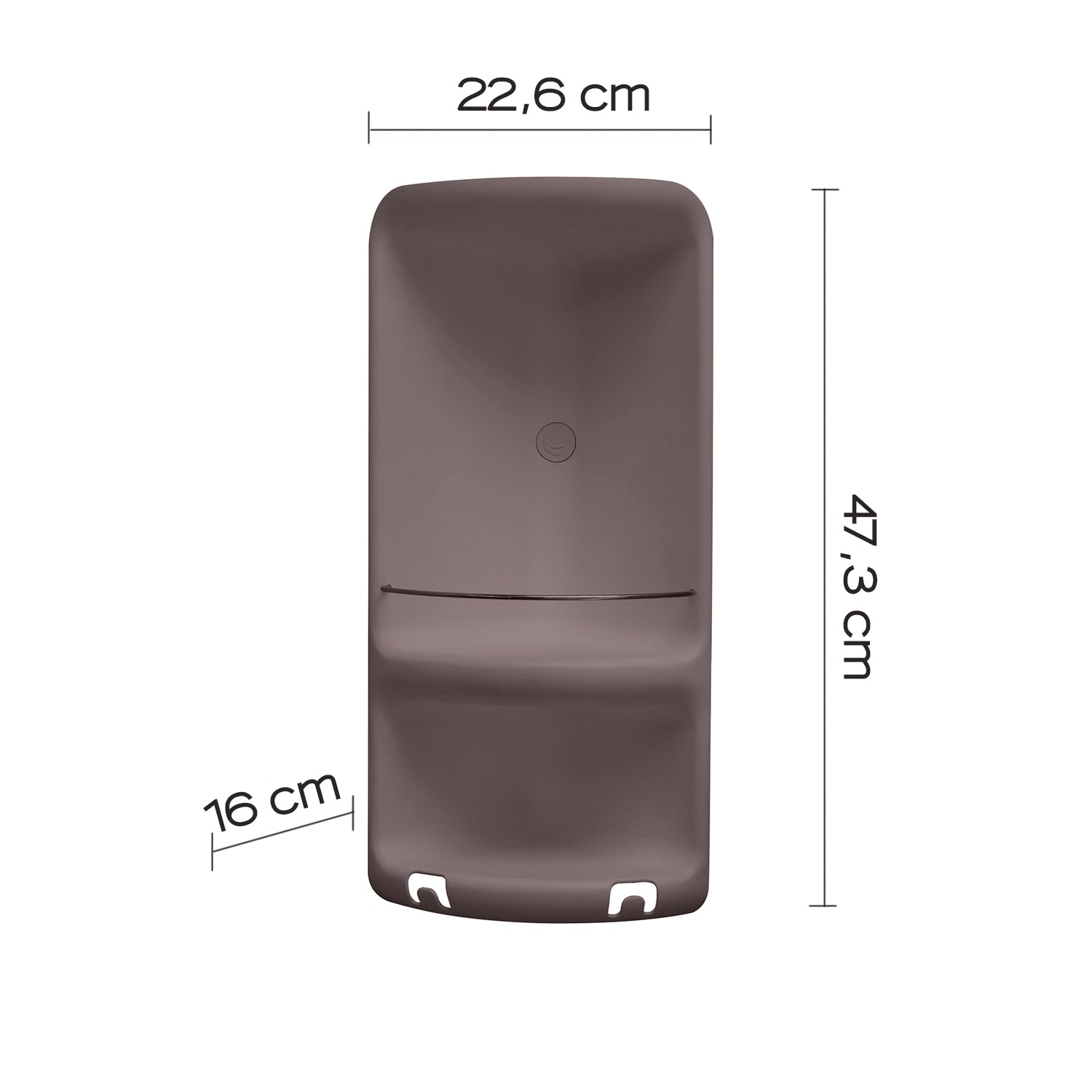 Portaoggetti doccia angolare Caesar in Acciaio Inox di Gedy - Tortora by CeramicStore | Lo specialista del tuo bagno