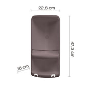 Portaoggetti doccia angolare Caesar in Acciaio Inox di Gedy - Tortora by CeramicStore | Lo specialista del tuo bagno