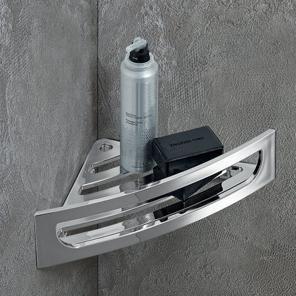 Portaoggetti doccia angolare modello Clip di Gedy - Cromato by CeramicStore | Lo specialista del tuo bagno