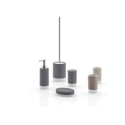 Portasapone in ceramica Gedy serie New Mizar - Grigio