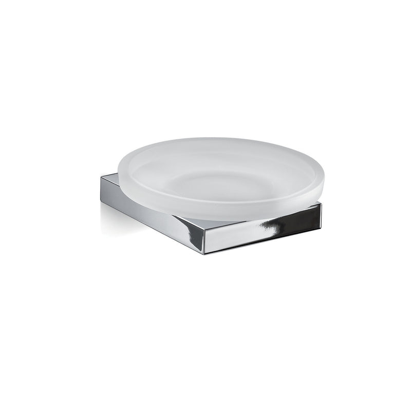 Portasapone in Ottone e Cromall Gedy serie Lanzarote - Cromato by CeramicStore | Lo specialista del tuo bagno