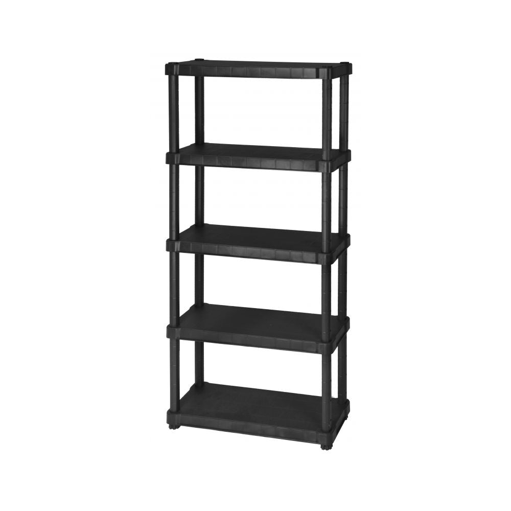 Scaffale in resina antiurto a 5 ripiani modello Oceano 50 - Nero by CeramicStore | Lo specialista del tuo bagno