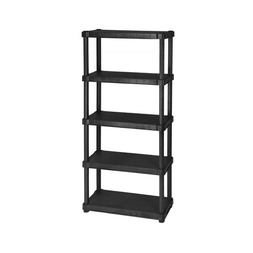 Scaffale in resina antiurto a 5 ripiani modello Oceano 50 - Nero by CeramicStore | Lo specialista del tuo bagno
