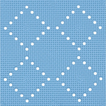 Cuscino da bagno per vasca in PVC modello Alaska colore azzurro by CeramicStore | Lo specialista del tuo bagno