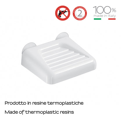 Portasapone di Gedy serie Junior - Bianco by CeramicStore | Lo specialista del tuo bagno