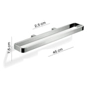 Portasalviette attrezzabile 5447 Gedy serie Lounge - Cromato
