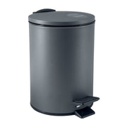 Pattumiera a pedale modello Adelar capienza 3 Litri colore grigio opaco by CeramicStore | Lo specialista del tuo bagno