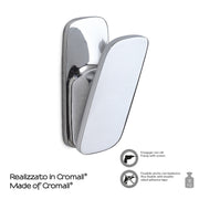 Appendiabiti in Cromall modello Oz di Gedy - Cromato by CeramicStore | Lo specialista del tuo bagno