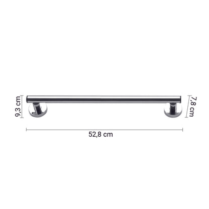 Maniglione orizzontale e verticale da 52 cm modello Prima Classe di Gedy - Cromato by CeramicStore | Lo specialista del tuo bagno