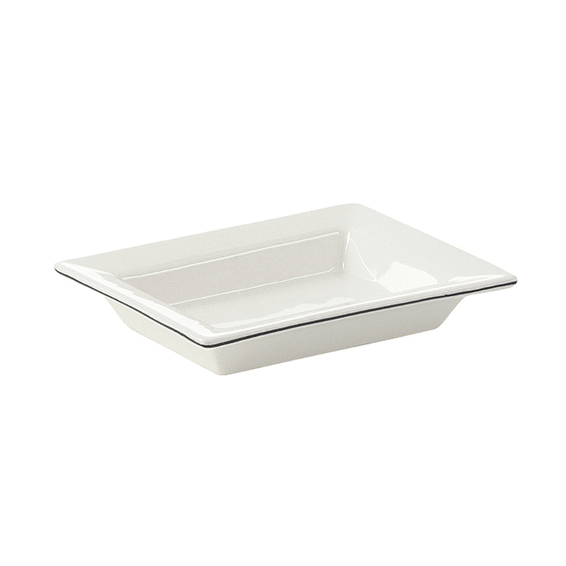 Portasapone in ceramica Gedy serie Lucrezia - Bianco