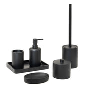 Portasapone in resina Gedy serie Brenda - Nero Matt