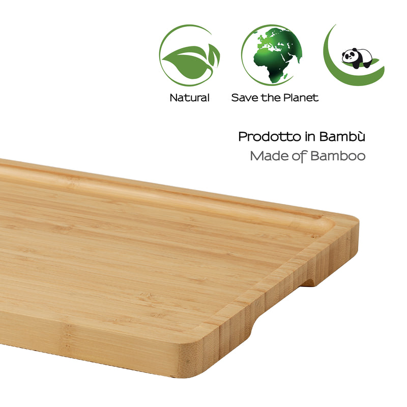 Vassoio portaoggetti modello Ilan di Gedy in Bambà¹ - Naturale by CeramicStore | Lo specialista del tuo bagno