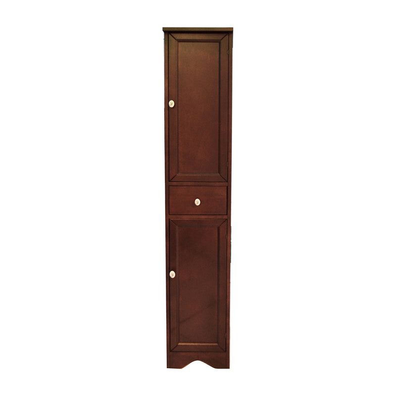 Colonna bagno arte povera Monica 160 cm legno massello finitura noce