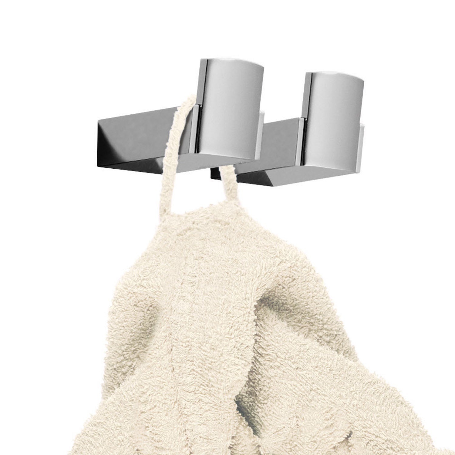 Appendiabiti 2 pezzi a parete Kent di Gedy - Cromato by CeramicStore | Lo specialista del tuo bagno