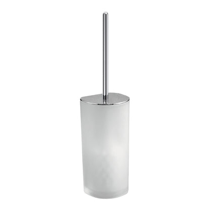 Scopino a parete con ciuffo in setole Kent di Gedy - Cromato by CeramicStore | Lo specialista del tuo bagno