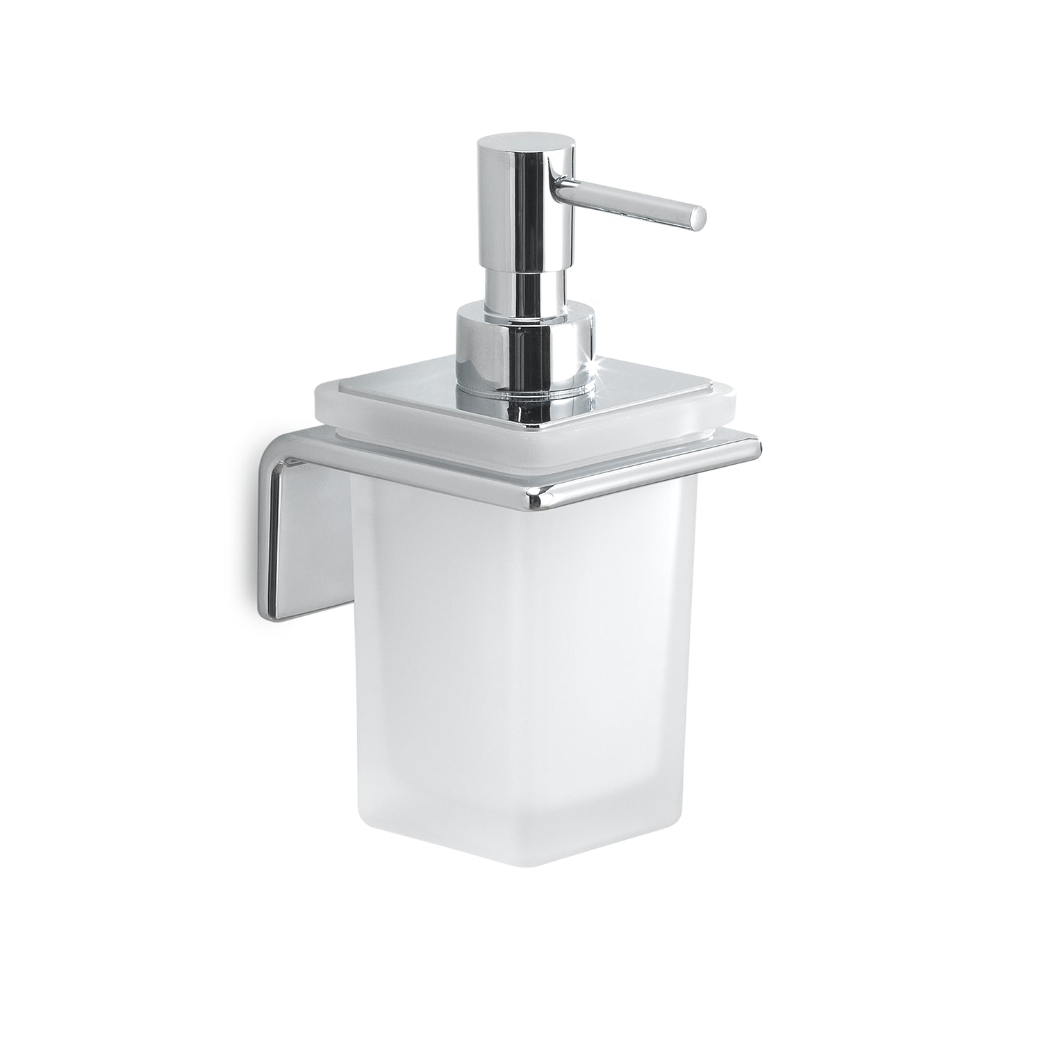 Dosasapone a parete in Ottone e Acciaio AISI 304 con erogatore in Cromall Gedy serie Il Giglio - Cromato by CeramicStore | Lo specialista del tuo bagno