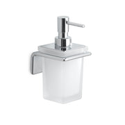 Dosasapone a parete in Ottone e Acciaio AISI 304 con erogatore in Cromall Gedy serie Il Giglio - Cromato by CeramicStore | Lo specialista del tuo bagno