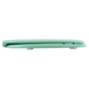 Sedile WC universale modello KLAK realizzato in  Thermo Dur Colore Verde Menta e Cerniere in acciaio inox