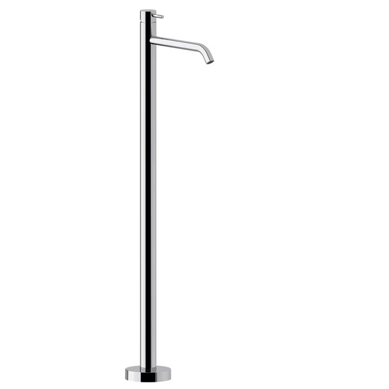 Miscelatore lavabo a Pavimento completo di bocca e attacchi ad innesto rapido. Senza corpo incasso - Paffoni JLBOX031CR