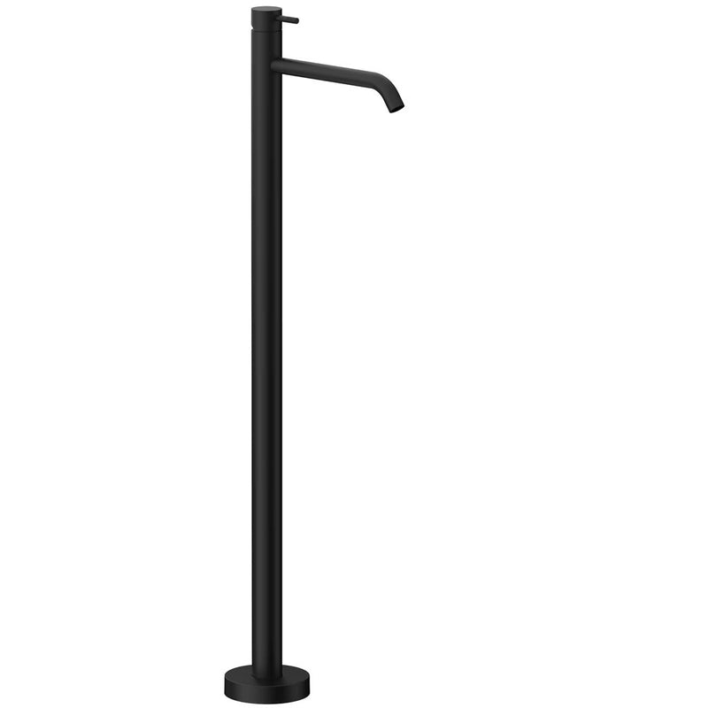 Miscelatore lavabo a Pavimento completo di bocca e attacchi ad innesto rapido. Senza corpo incasso. Nero Opaco - Paffoni JLBOX031NO