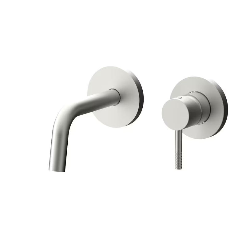 Set esterno per miscelatore incasso lavabo completo di piastra in ottone e bocca da 123 mm - Paffoni JLBOX104ST70