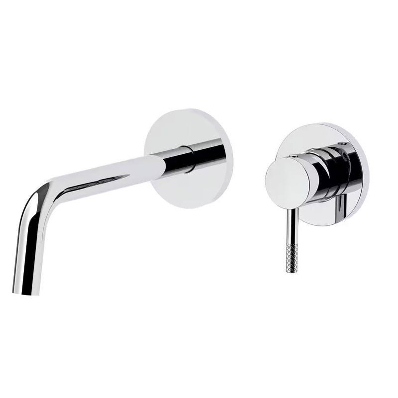 Set esterno per miscelatore incasso lavabo completo di piastra in ottone e bocca da 248 mm - Paffoni JLBOX106CR70