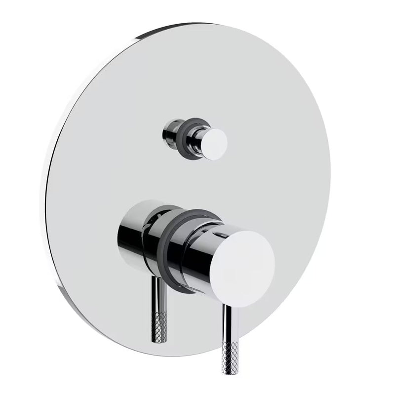 Miscelatore incasso doccia 2 vie cromo lucido completo di corpo incasso e piastra Paffoni Jolly JL015CR