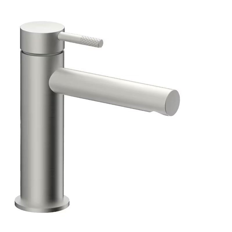 Rubinetto Miscelatore Lavabo con Scarico Clic Clac Paffoni Jolly Steel Looking Spazzolato JL071KST