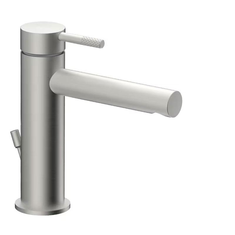Rubinetto Miscelatore Lavabo con Scarico Paffoni Jolly Steel Looking Spazzolato JL075KST
