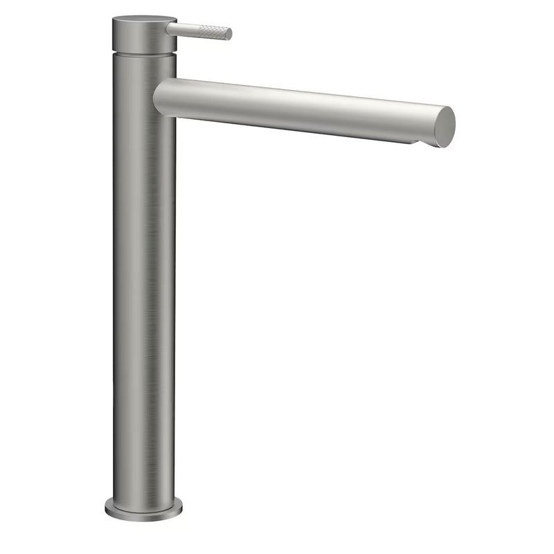 Rubinetto Miscelatore Lavabo Alto con Scarico Clic-Clac Paffoni Jolly Steel Looking Spazzolato JL081KST